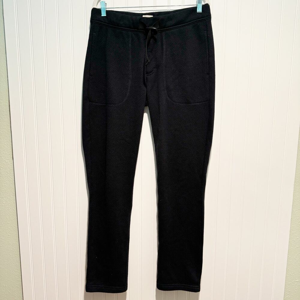Taylor Stitch Magic Seaweed The Pack Fleece Belted Pants Coal Black Medium